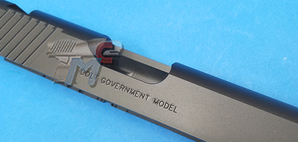 Detonator Aluminum Slide for Tokyo Marui M45A1 GBB (BK) (Colt) Pre-Order - Click Image to Close